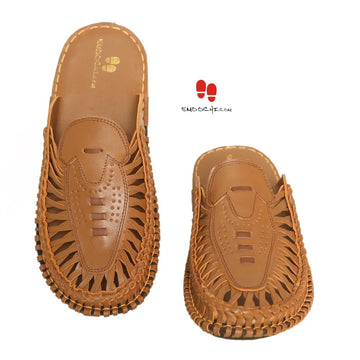 Stylish Kolhapuri Chappal for Man Tan Color Article-8040