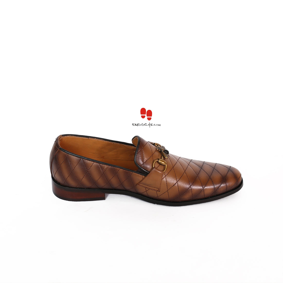 Stylish Party Shoes for Men Brown Color Article-7258