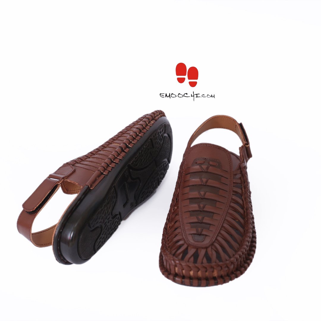 Comfortable Kolhapuri Sandal for Man Back Strap Brown Color Article - 5503