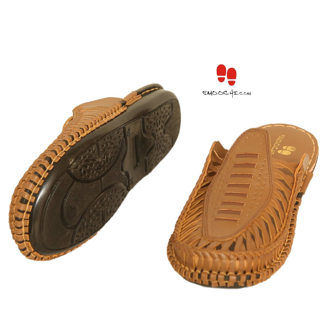 Stylish Kolhapuri Chappal for Men Tan Color Article-8042