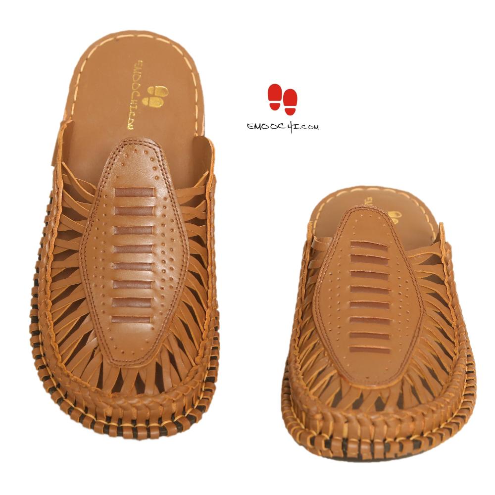 Stylish Kolhapuri Chappal for Men Tan Color Article-8042