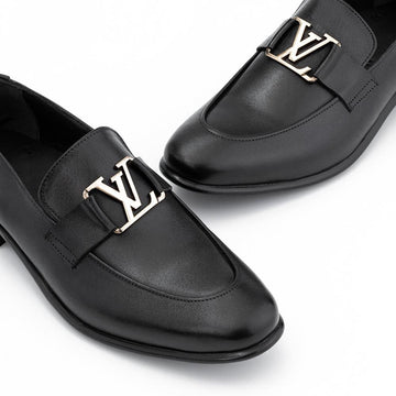 Premium Formal LV Buckle Shoes for Men Black and Brown Article - 7599