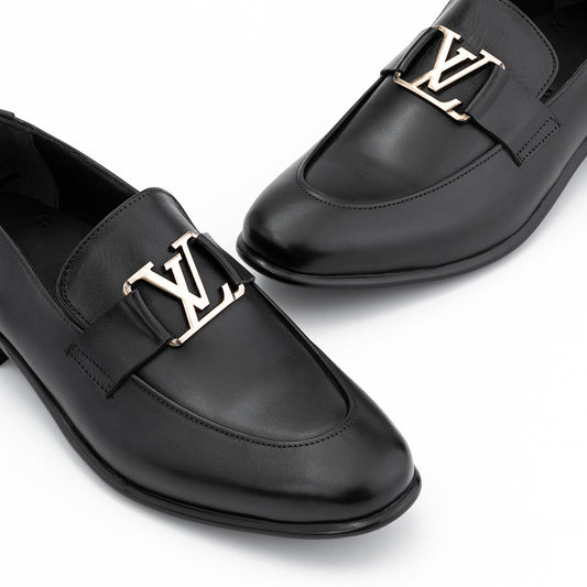 Black LV Buckle Shoes 7599